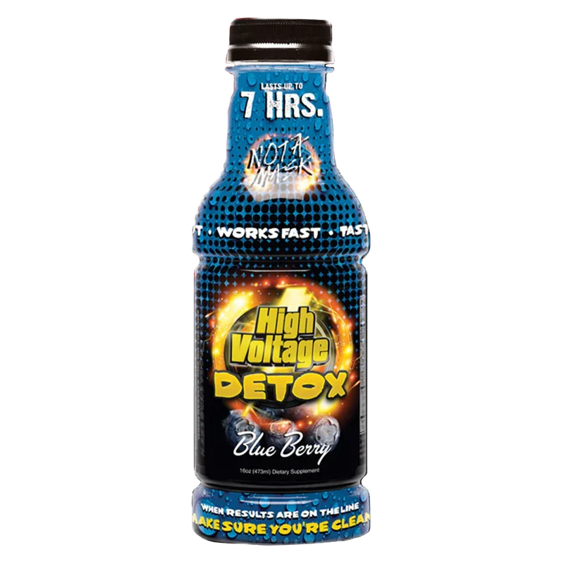 High Voltage Detox Drink 16oz Blue Berry – Fast Cleanse Boost