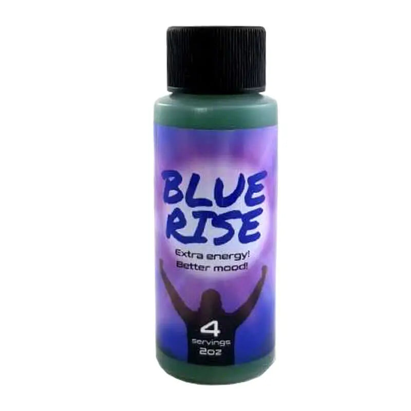 2oz Blue Rise Extra Energy Original Red Dawn Formula Full Box 12 Bottles - Dietary Supplement