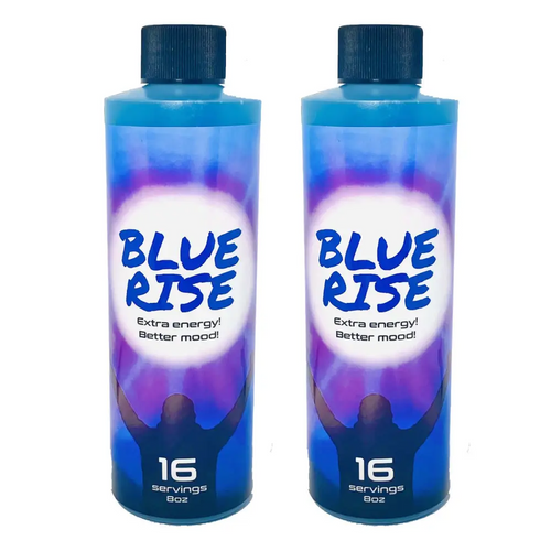 8oz Blue Rise Red Dawn Formula Party Drink Liquid Blue 16 Serving 3 BOTTLES - Dietary Supplement
