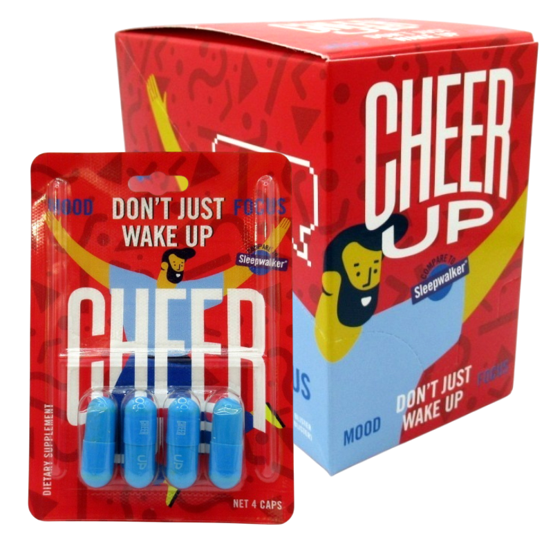 Cheer Up Sleepwalker Brain Boost Capsules – 6 Pack (4 Capsules Each)