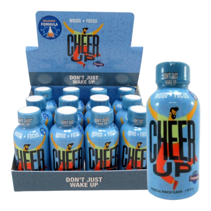Cheer Up Sleepwalker 2oz Energy, Mood & Focus Liquid Shots – 6 Bottles