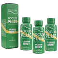 LMTLESS Focus Plus Shots – Lemon Mint | Lion’s Mane, B12 & Electrolytes 3 Pack