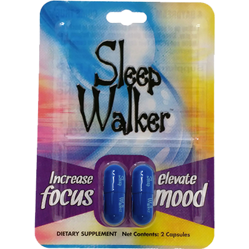 Sleep Walker Focus & Mood Support Capsules – 12 Pack Box (24 Capsules Total)