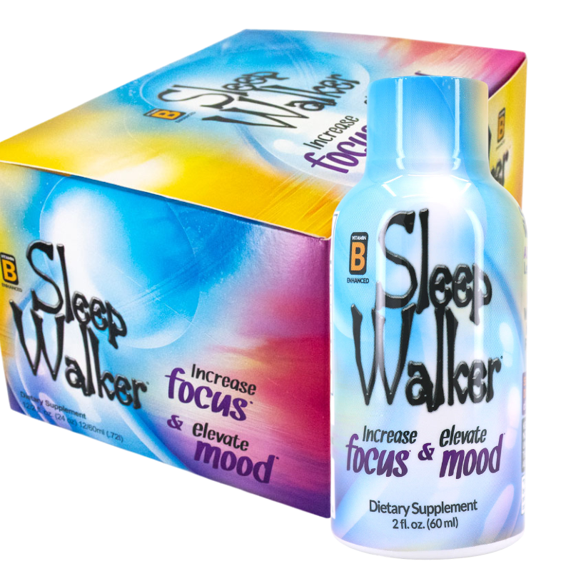 Sleep Walker Original Focus & Mood Support Supplement – 2 fl oz (6 Bottles)