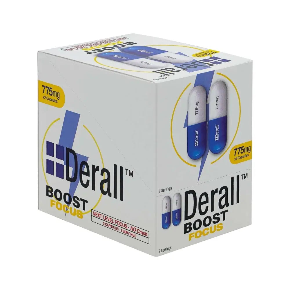 Derall Nootropic Brain-Booster 775mg 6 Pack - Dietary Supplement