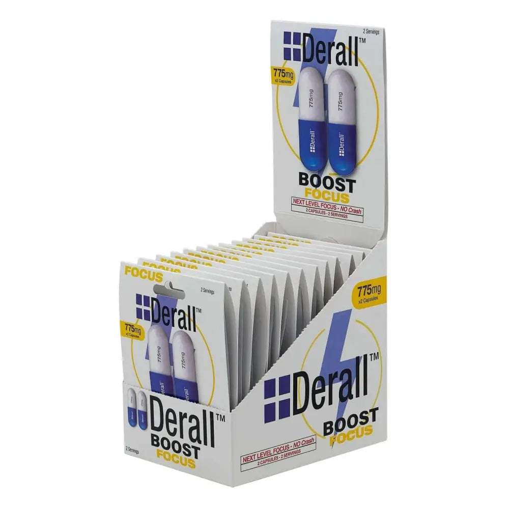 Derall Nootropic Brain-Booster 775mg 6 Pack - Dietary Supplement