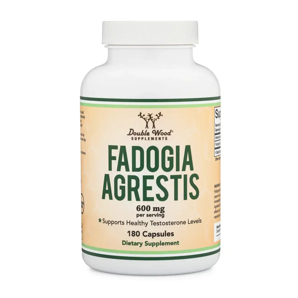 Fadogia Agrestis 600mg – Natural Testosterone & Performance Support (180 Capsules) - Dietary Supplement