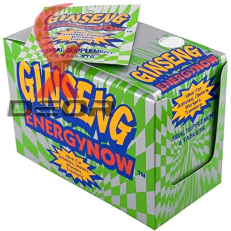 Ginseng Energy Now – Herbal Supplement – 24 Packs (3 Capsules Each) - XDeor