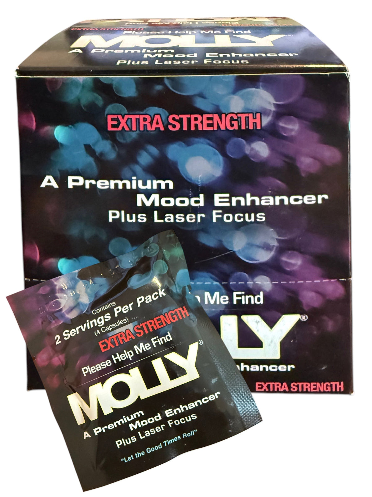 Molly Extra Strength Mood Enhancer Capsules – Laser Focus Formula | 12 Pack Box (48 Capsules)