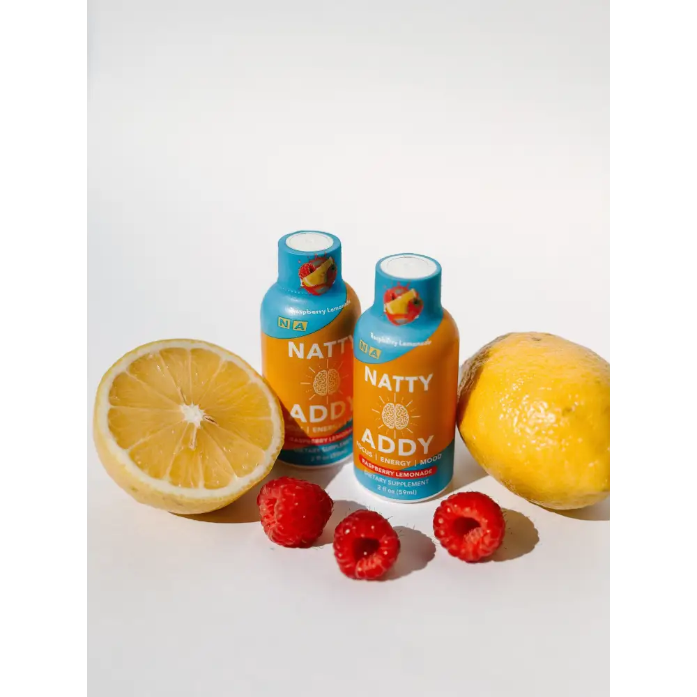 Natty Addy 2oz Energy Shots – Fast-Acting Focus & Performance Boost - 6 Pack - Dietary Supplement