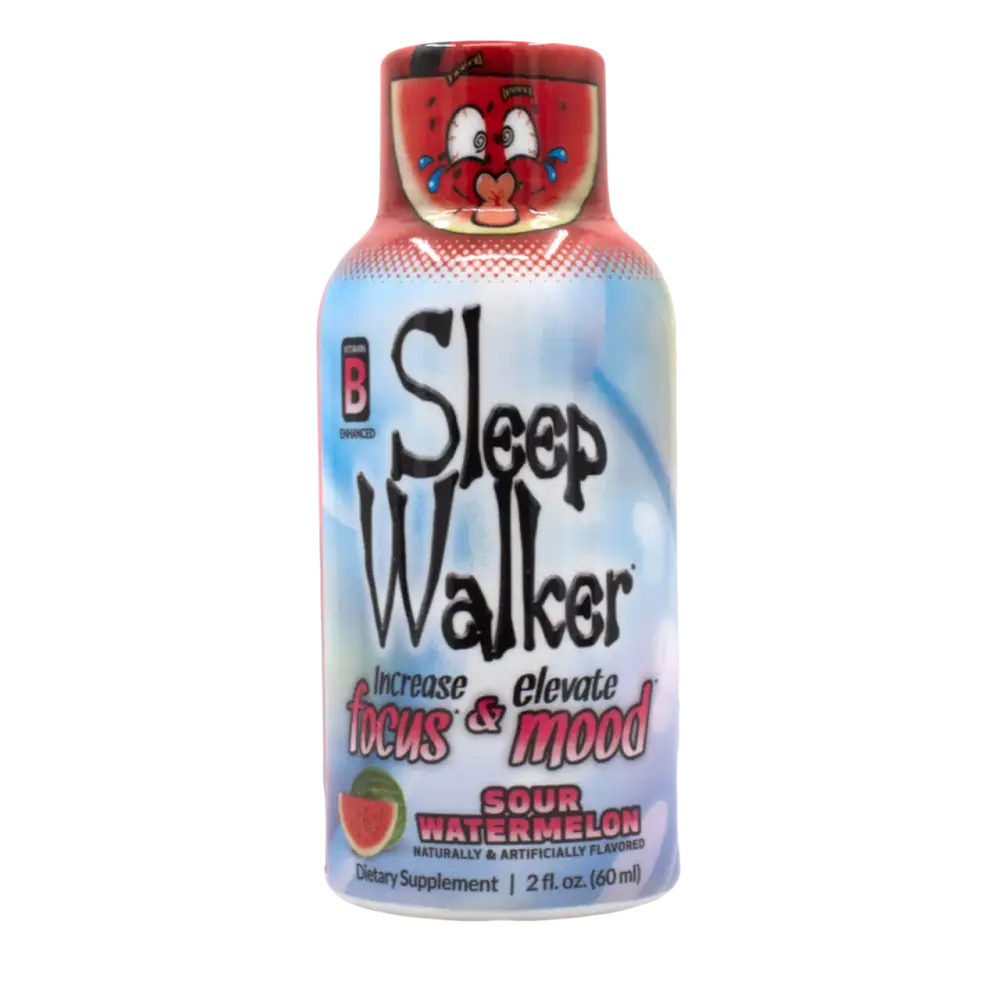 NEW Sleep Walker Shot Sour Watermelon 2oz from Red Dawn Full Box - Dietary Supplement