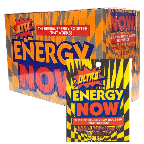 Ultra Energy Now – Herbal Energy Supplement | 2 Boxes (24 Packs x 3 Tablets Each)