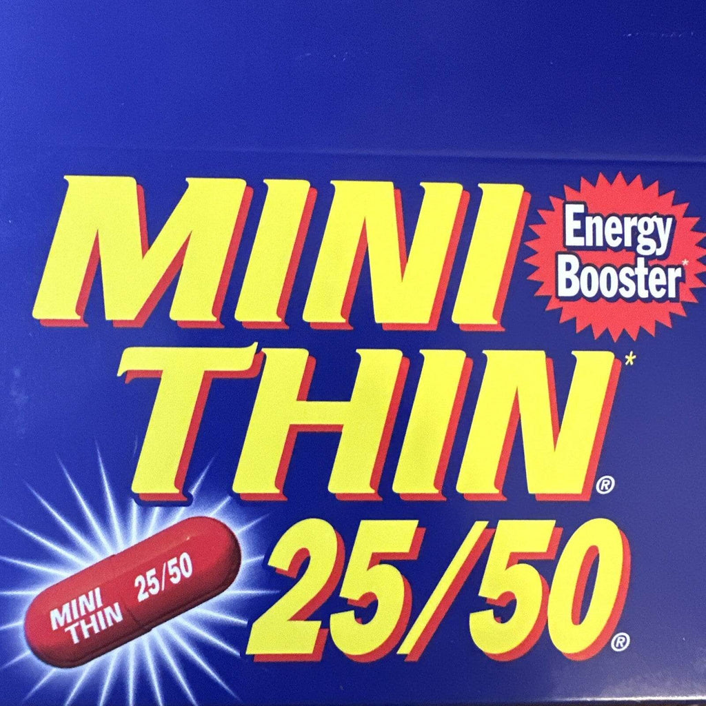 Mini Thin Energy Booster 25/50 – 30 Count Capsules (4 Pack) - Maxensupplements
