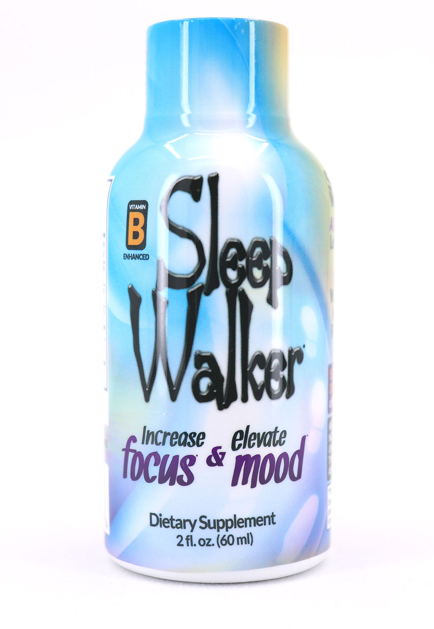 Sleep Walker Original Focus & Mood Support Supplement – 2 fl oz (6 Bottles)