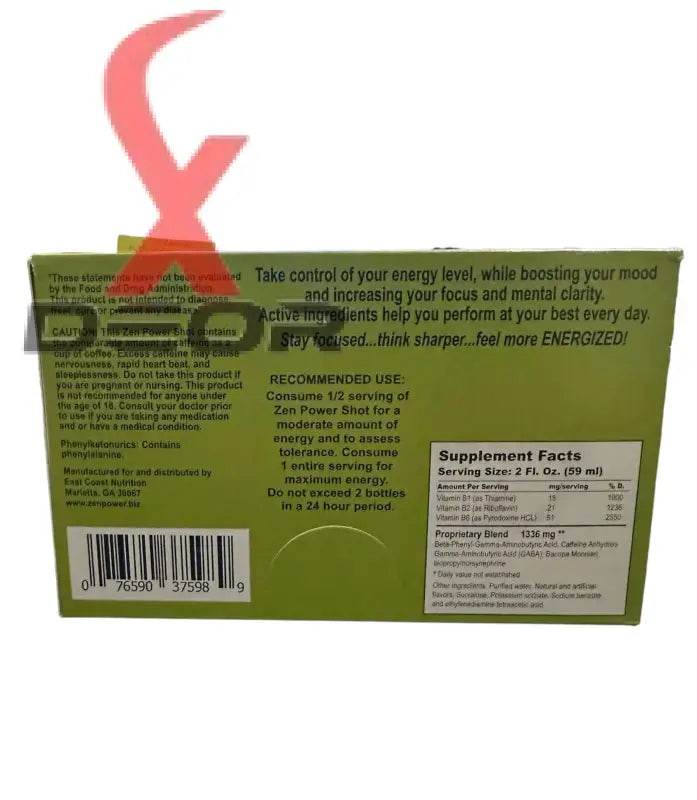 Zen Power 2oz Shot 12 Bottle of 2oz Zenpower Mood Enhancer Shot - XDeor